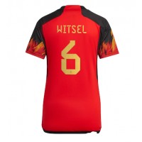 Belgien Axel Witsel #6 Hemmatröja Kvinnor VM 2022 Korta ärmar